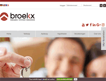 Tablet Screenshot of broekx.nl